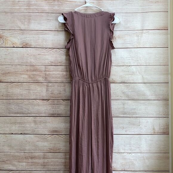 MUSTARD SEED JUMPSUIT IN SOFT AND FLOWY FABRIC - Picture 5 of 7